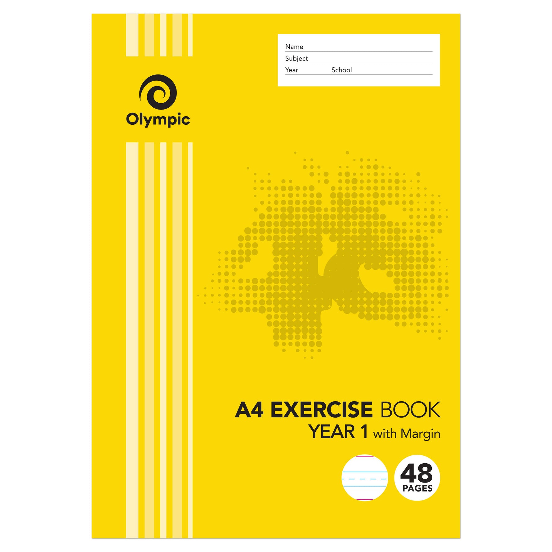 Olympic Exercise Book A4 Year 1 48-page (Pack 20)