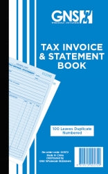 Staedtler INVOICE/STATEMENT Book 572 8x5 Duplicate 100LF (Pack 10)
