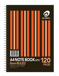 Olympic Notebook A4 SP95 Spiral Student (Pack 10)