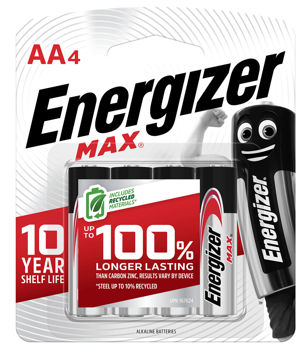 Energizer Battery E91 AA BP4 (Each)