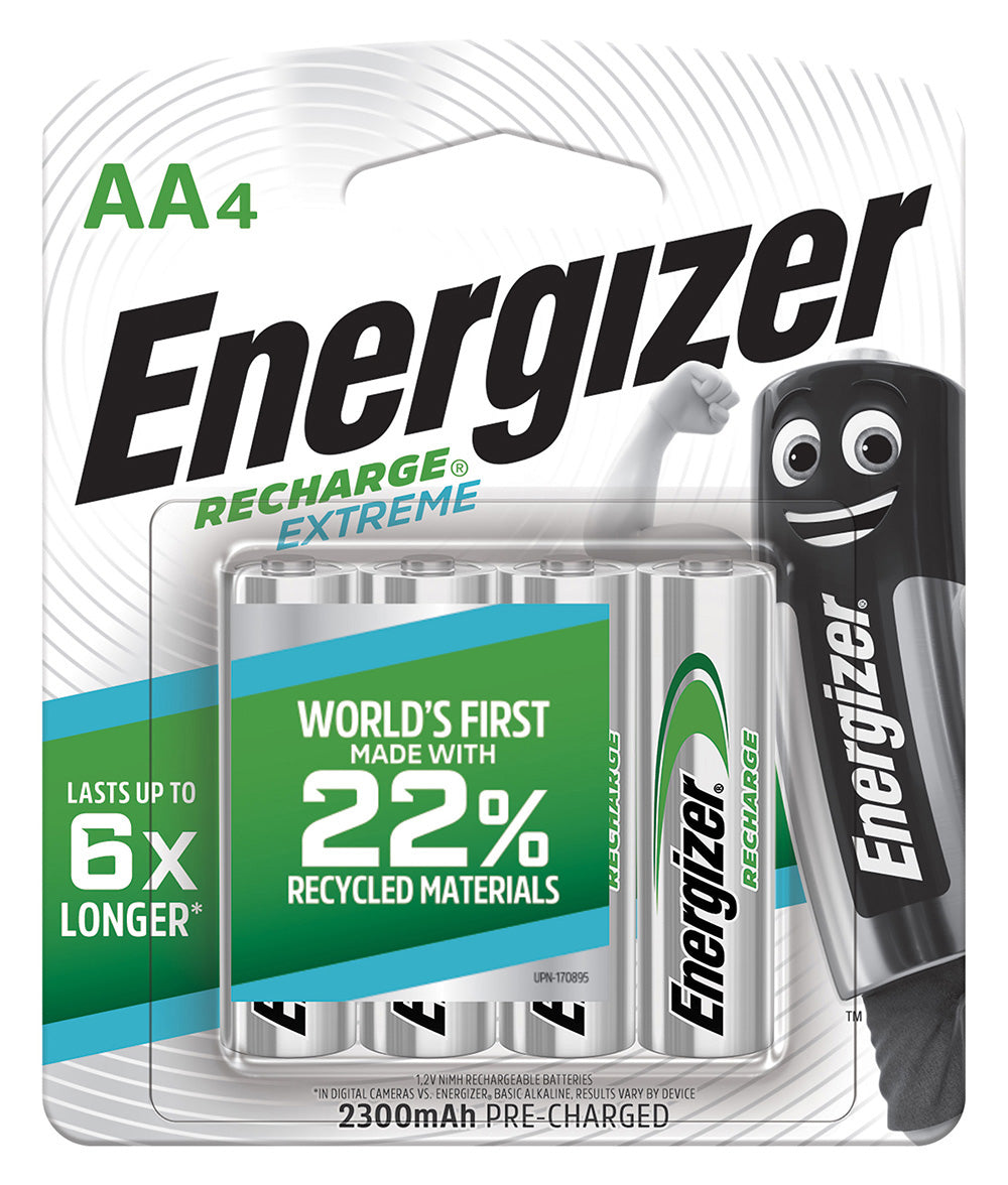 Energizer Battery Rechargable AA BP4 (Each)
