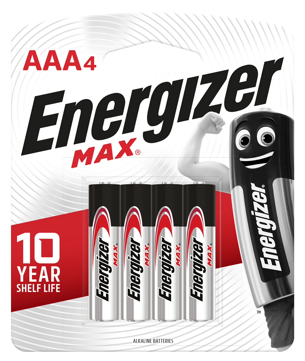 Energizer Battery E92 AAA BP4 (Each)