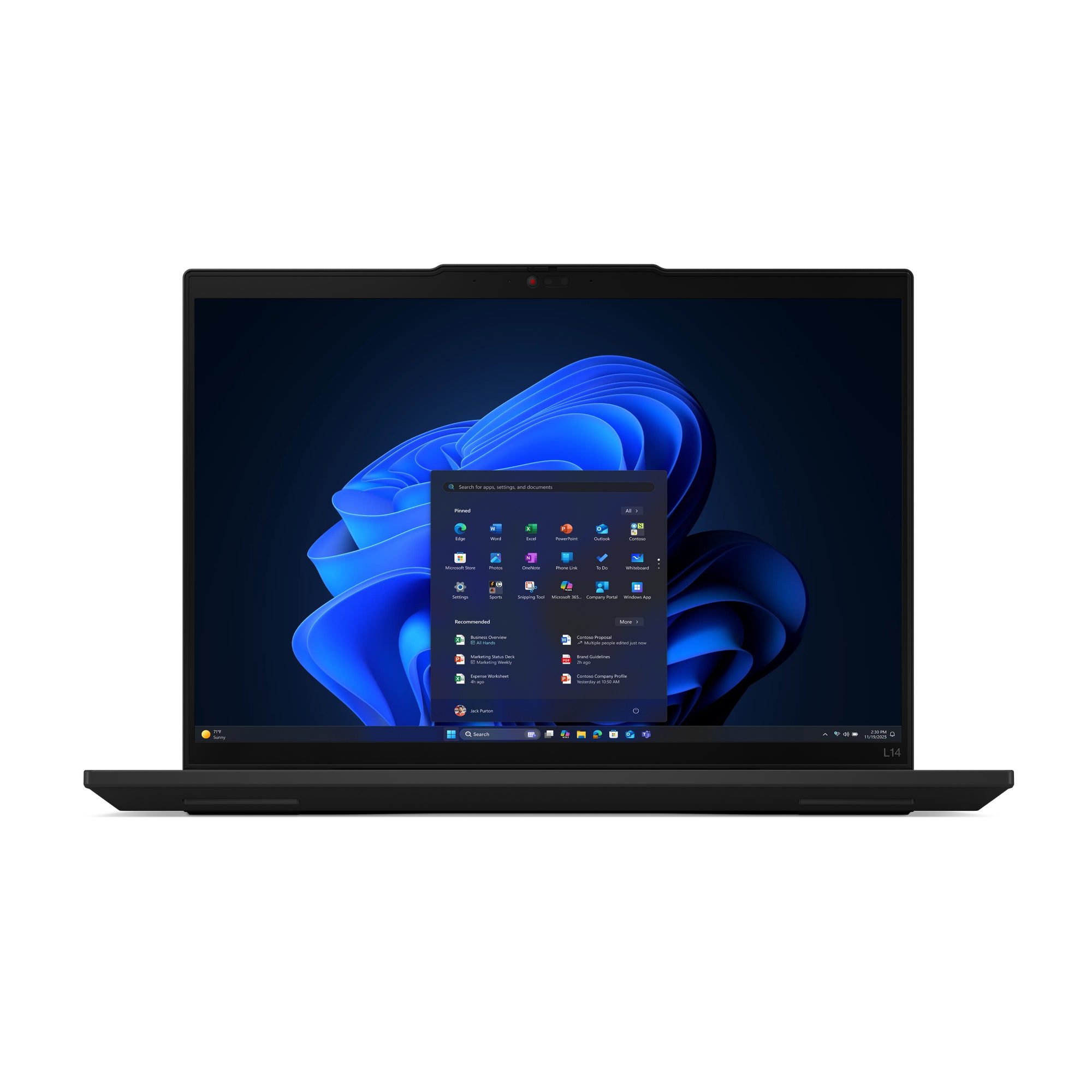 Lenovo ThinkPad L14 Gen 6 (Intel) Intel Core Ultra 5 225U Laptop 35.6 cm (14") WUXGA 32 GB DDR5-SDRAM 512 GB SSD Wi-Fi 6E (802.11ax) Windows 11 Pro English Black