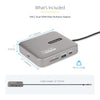 StarTech.com USB C Docking Station, Dual 4K 60Hz HDMI compatible with Macbook Pro (M1/M2/M3/M4) and Windows, USB-A/USB-C 10Gbps Hub, 100W Power Delivery, GbE, SD, 22in/56cm Cable