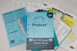 Protext Binder Book A4 8mm Ruled PP Cover 128-page Elephant (Pack 10)