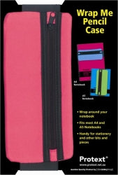 Protext Pencil Case 205x90mm Wrap Me Magenta (Each)