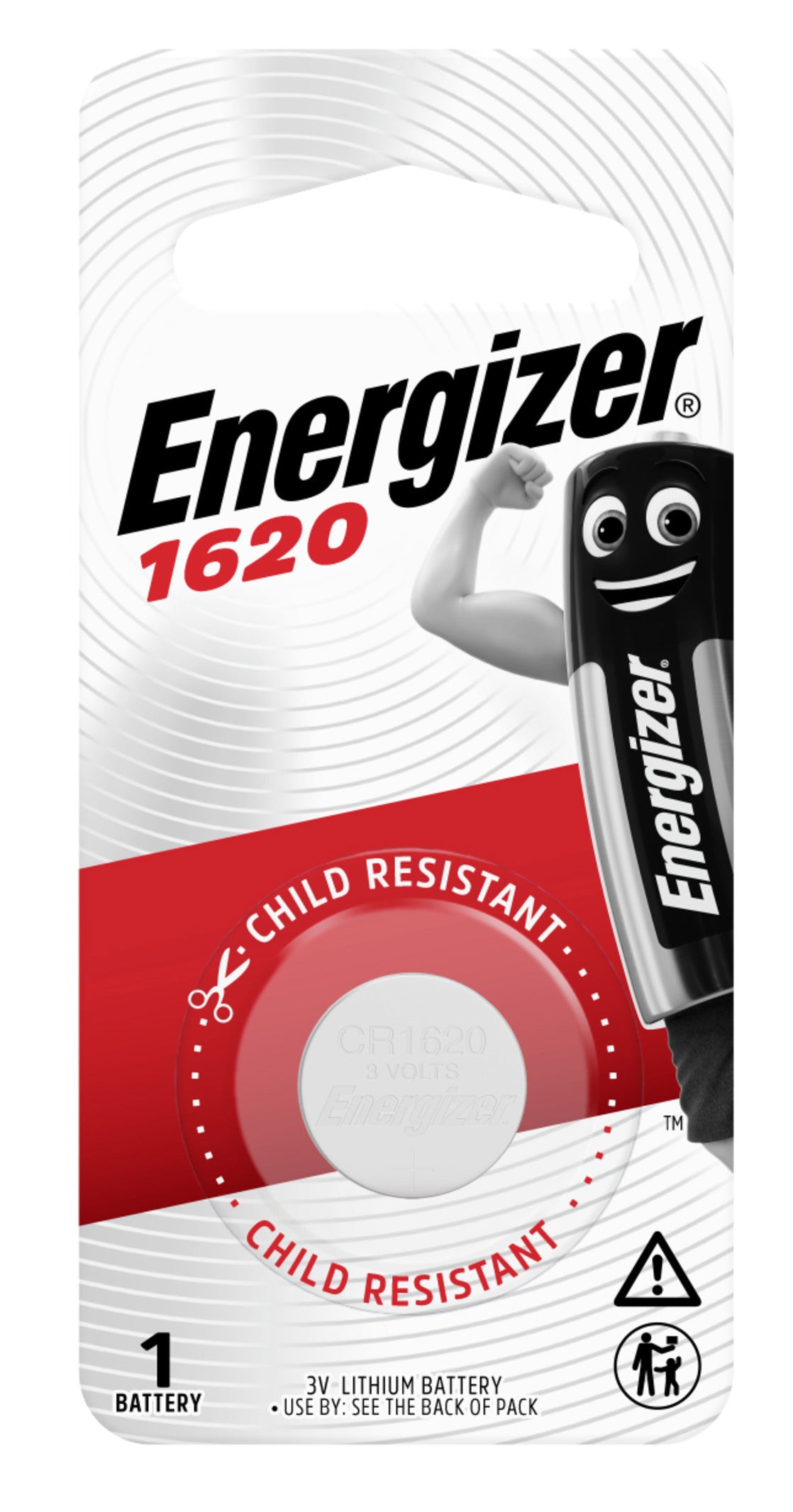 Energizer Battery Calculator/Watch/Games #CR1620BP1 3V (Each)