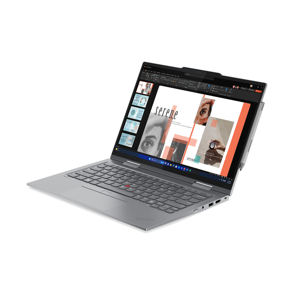 Lenovo ThinkPad X1 2-in-1 Gen 9 Intel Core Ultra 5 125U Hybrid (2-in-1) 35.6 cm (14") Touchscreen WUXGA 16 GB LPDDR5x-SDRAM 512 GB SSD Wi-Fi 6E (802.11ax) Windows 11 Pro English Grey