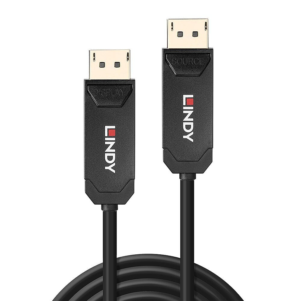 Lindy 10m Fibre Optic DP Cable