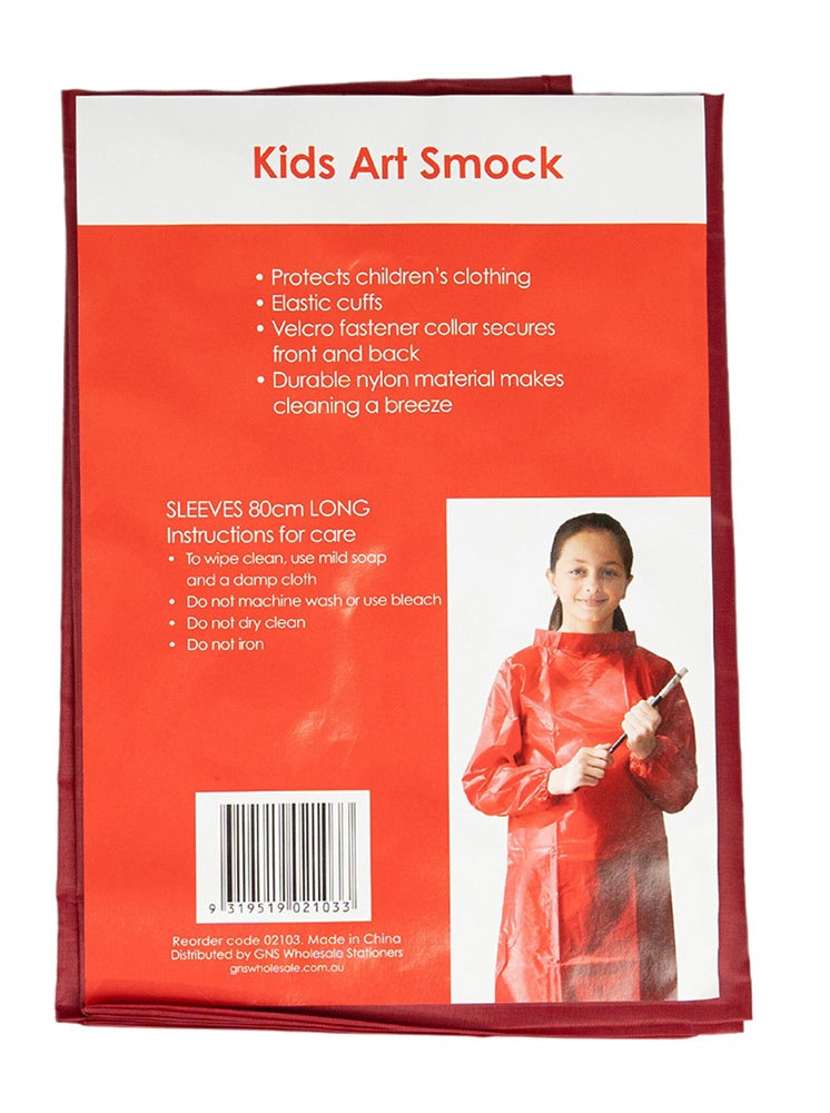 Art Smock Basic Kids 80CM Long Sleeve (Each)
