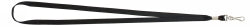 Rexel Lanyard W/SWIVEL Clip Flat Black PK10 (Each)