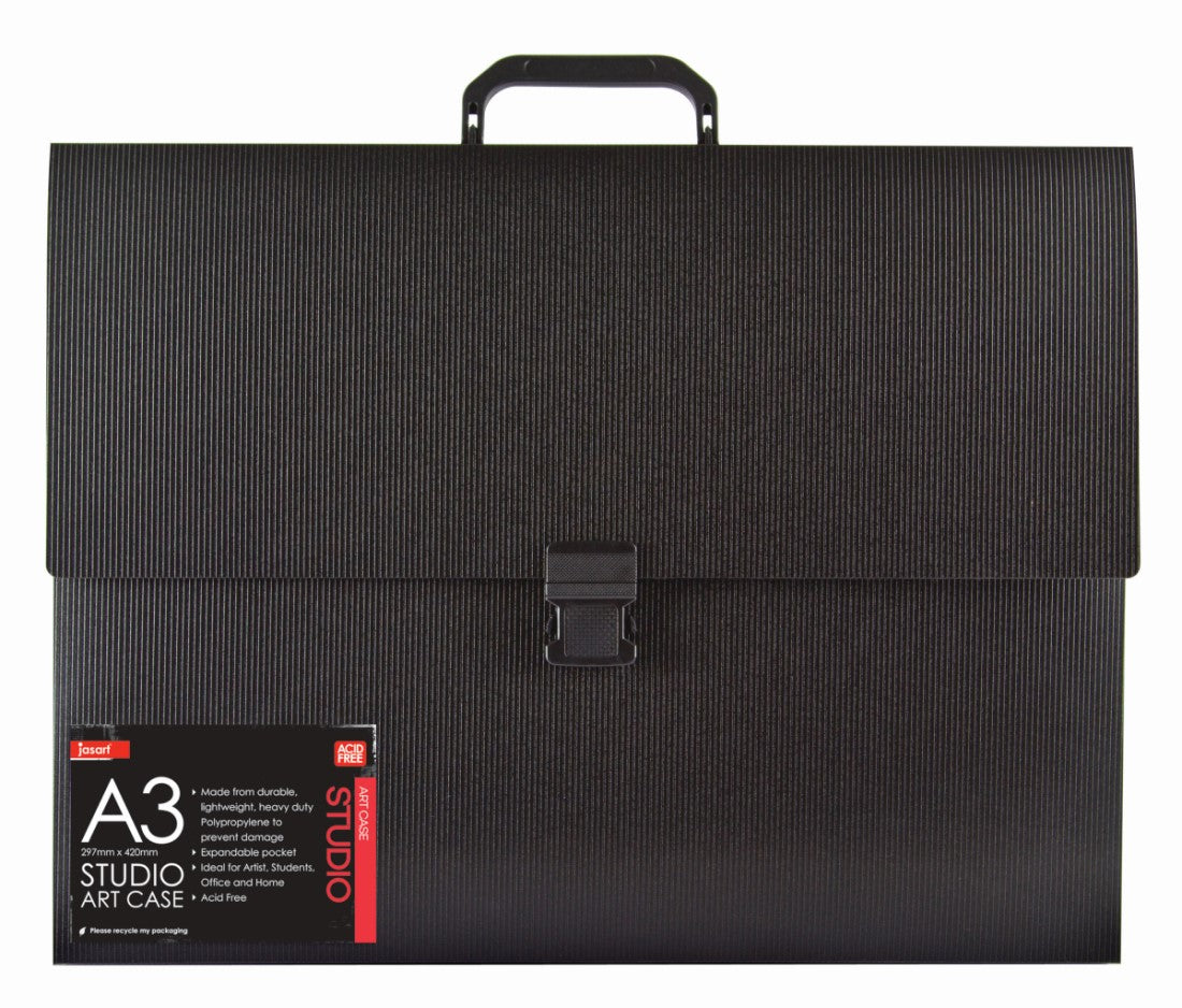Jasart Art Case A2 Biopoly Black (Each)