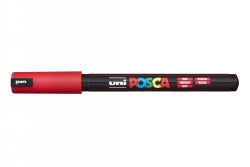 POSCA Uni Marker PC1MR Needle Point 0.7mm Red (Each)