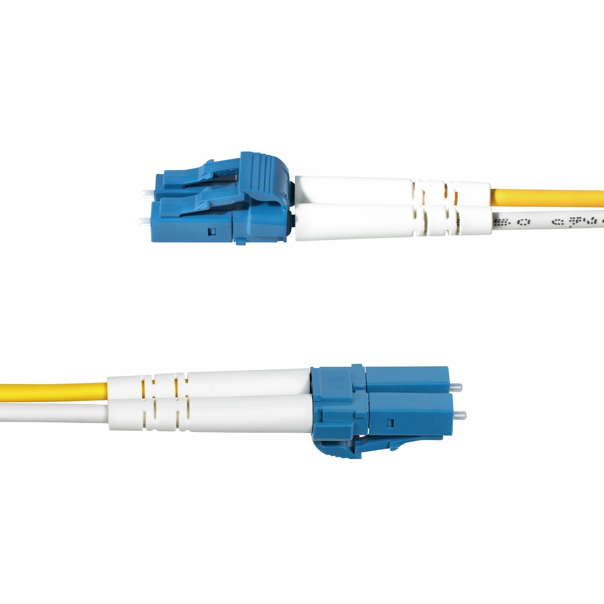 StarTech.com 1m (3.3ft) LC to LC (UPC) OS2 Single Mode Duplex Fiber Optic Cable, 9/125µm, 100G, Bend Insensitive, Low Insertion Loss - LSZH Fiber Jumper Cord