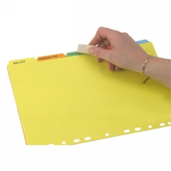 Marbig Dividers A4 Manilla Erasable Col 5 Tab (Each)
