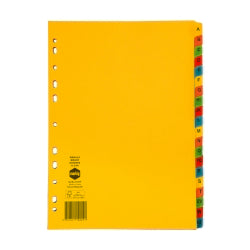 Marbig Dividers A4 Manilla A-Z Tab Bright (Each)