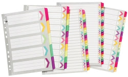 Marbig Dividers A4 Manilla Fluoro 5 Tab (Each)