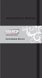 Address Book Slim Black Contempo (Each)