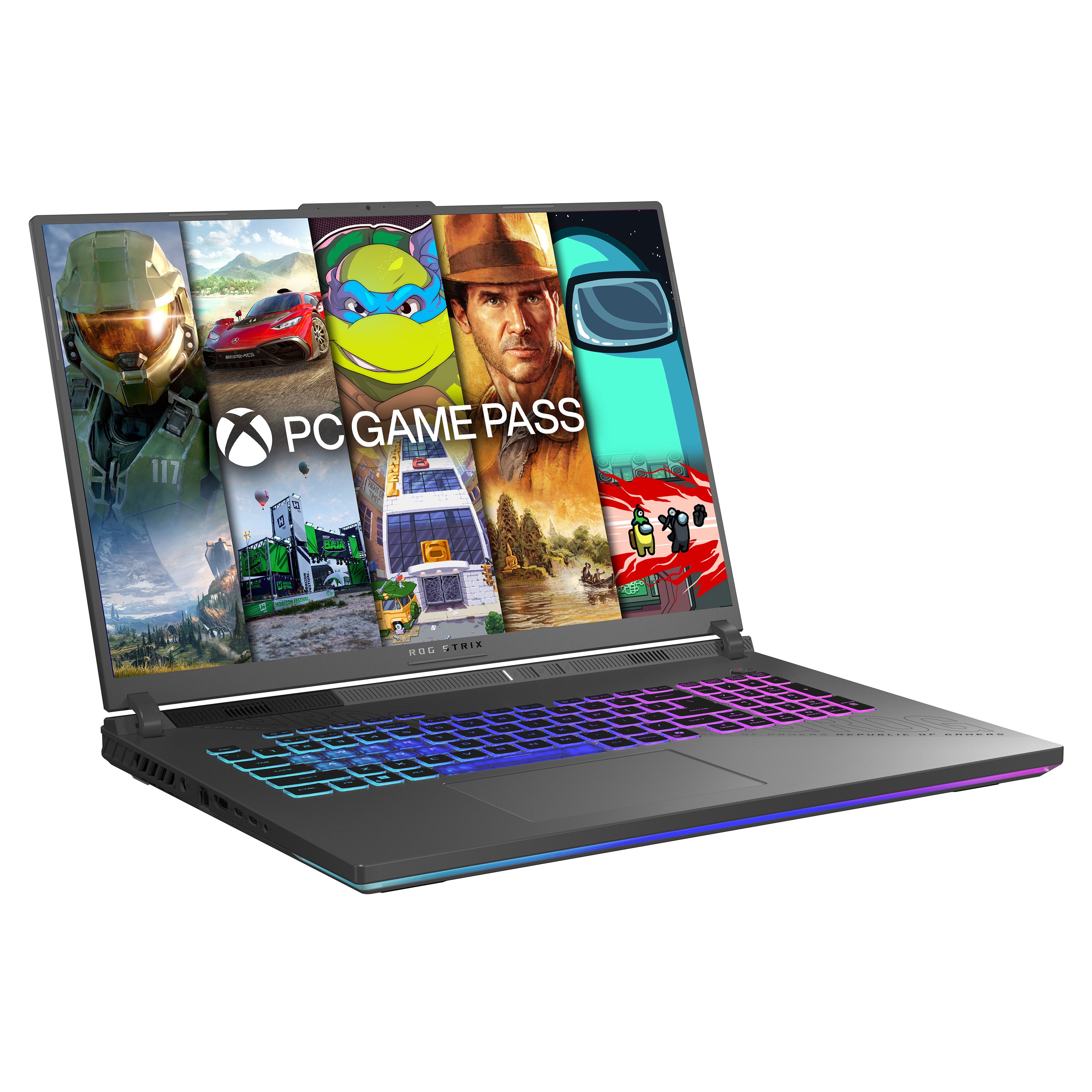 ASUS ROG Strix G16 G614PR-RV016W AMD Ryzen™ 9 7940HX Laptop 40.6 cm (16") WUXGA 16 GB DDR5-SDRAM 1 TB SSD NVIDIA GeForce RTX 5070 Ti Wi-Fi 6E (802.11ax) Windows 11 Home Black, Grey
