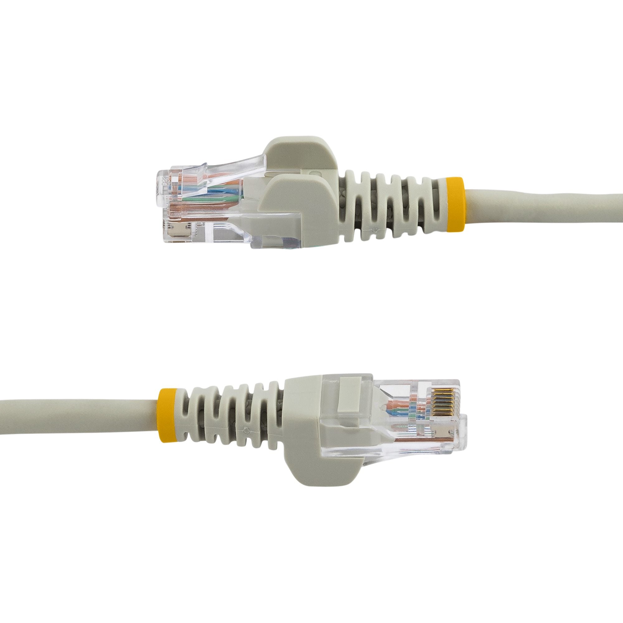 StarTech.com Cat5e Patch Cable with Snagless RJ45 Connectors - 15m, Gray