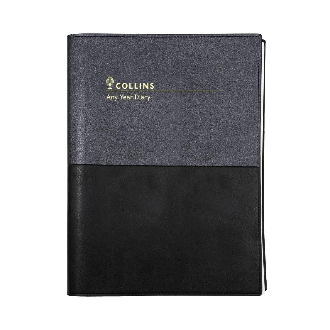 Collins Diary Any Year A5 Vanessa Wtv Black (Each)