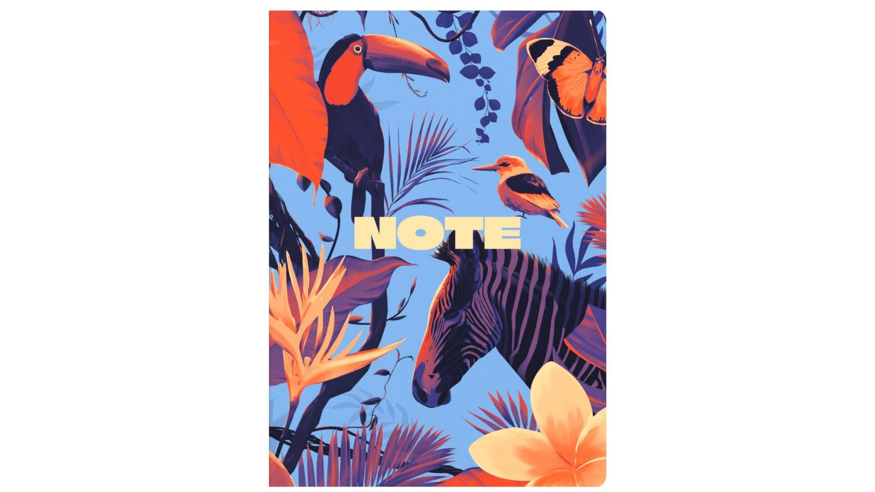 Collins Notebook A5 Down The Garden Path Ruled Recycled Blue (Each)