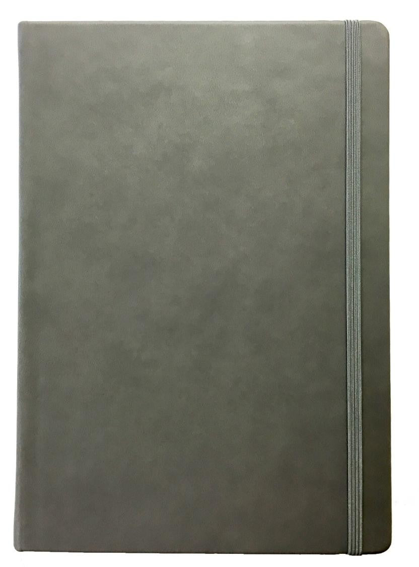 Collins Notebook A5 Legacy Feint Ruled Notebook Grey (Each)