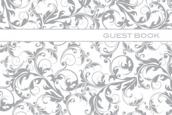 Ozcorp Guest Book 250x160 Silver Linework 64-page (Each)