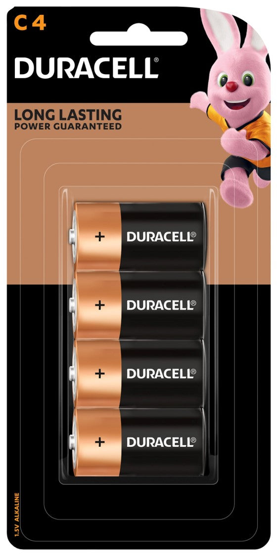 Duracell Battery Alk C BP4 (Each)