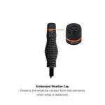 ECOXGEAR ATRDM660ST-2PK Medium Duty Radome UHF Antenna Twin Whip Pack – Stealth Matte