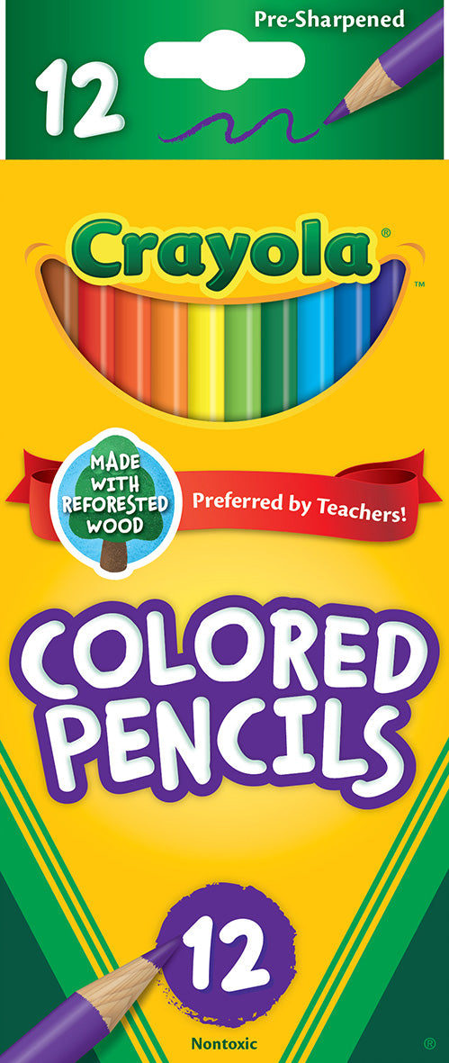 Crayola Pencil Coloured PK12 (Each)
