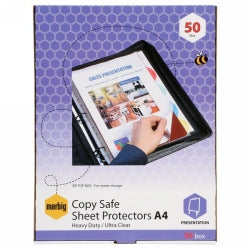 Marbig Sheet Protectors A4 Heavyweight Bx50 (Each)