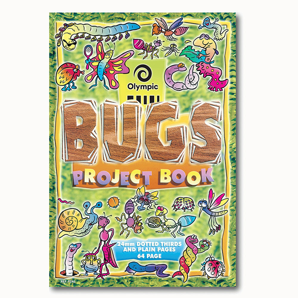 Olympic Project Book 335x245mm 24mm Bugs Dotted Thirds 64-page (Pack 20)