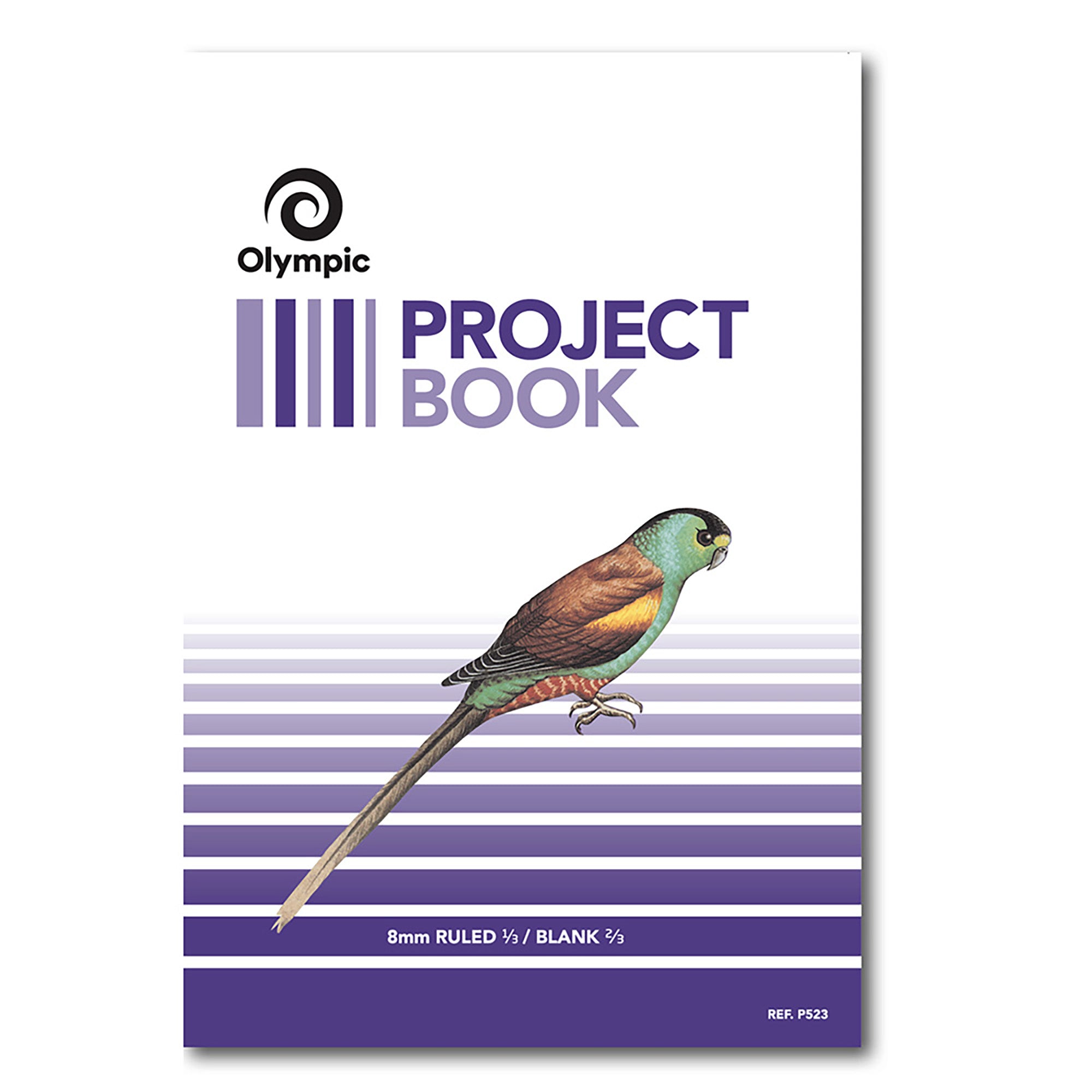 Olympic Project Book 335x240mm 8mm Ruled 24-page (Pack 10)
