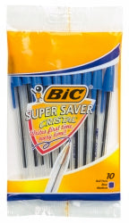 Bic Pen Super Saver Medium Blue 10'S (Each)