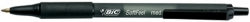 Bic Pen Ballpoint Soft Feel Retract Black (Box 12)