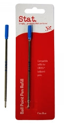 Staedtler Pen Refill (CROSS) Ballpoint F Blue (Pack 10)