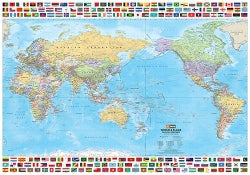 Hema Map World Flags Laminated (Each)