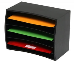 Marbig Desk Organizer Wood 6 Tier (Each)