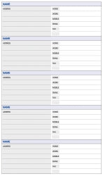 Debden Dayplanner Refill A4 TELEPHONE/ADDRESS (Each)