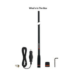 ECOXGEAR ATRDM660ST-2PK Medium Duty Radome UHF Antenna Twin Whip Pack – Stealth Matte