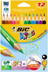 Bic Pencil Coloured Kids Evolution Triang PK12 (Each)