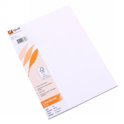 Quill Board A4 Linenbond White PK25 (Each)