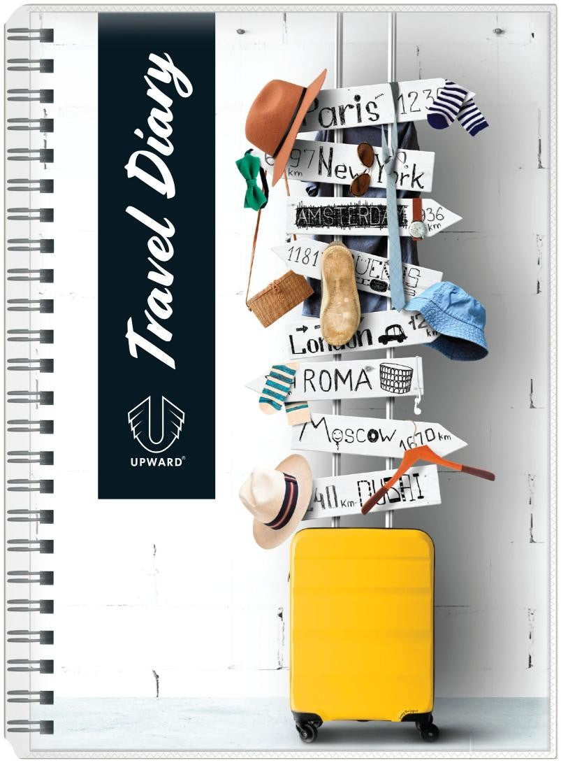 Upward Travel Diary A5 Sign Post Wiro Bound Undated Dtp (Each)