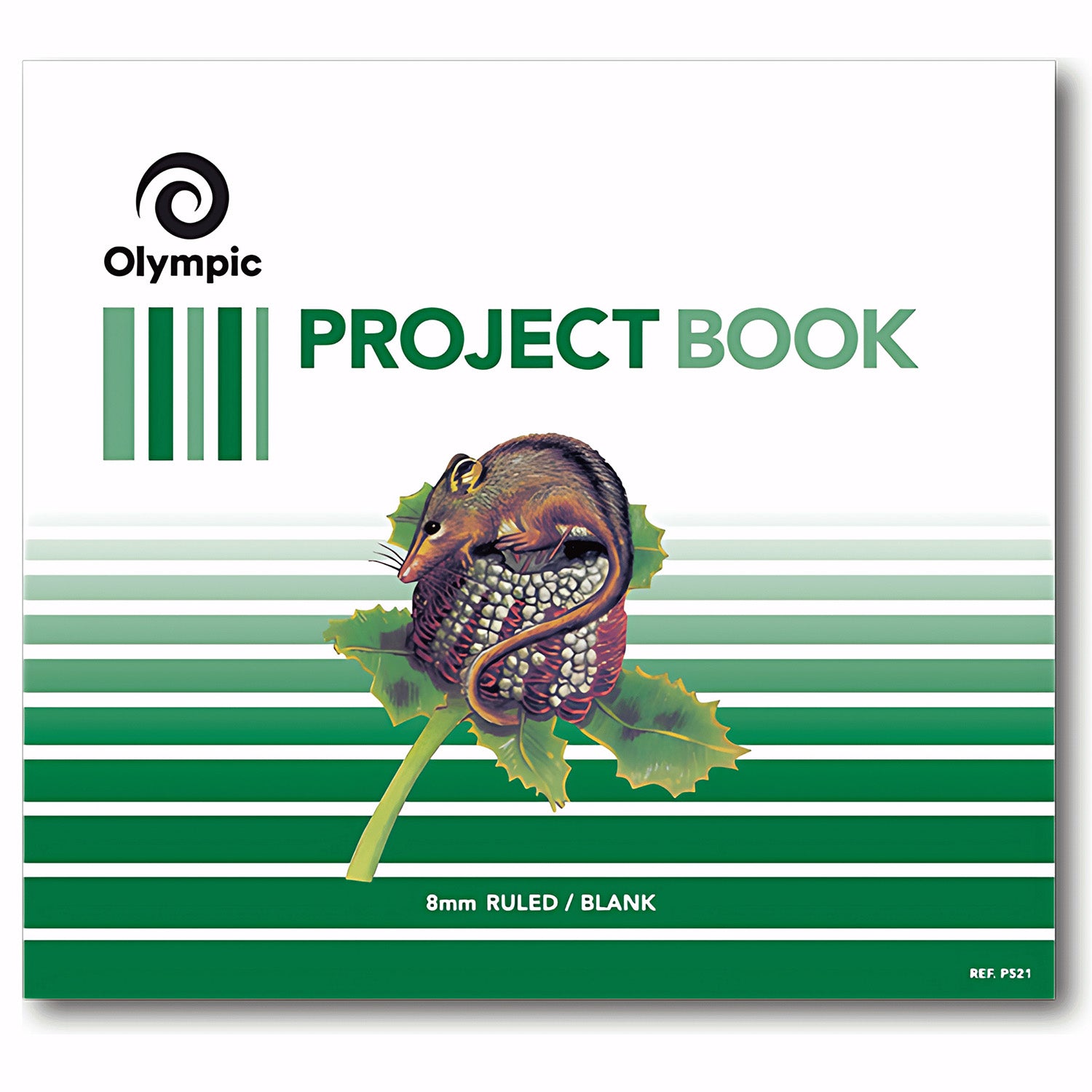 Olympic Project Book 273x300mm 8mm Ruled/BLANK 24-page (Pack 20)