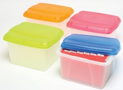 Crystalfile Porta Box 32L Blue LID/CLEAR Base (Each)