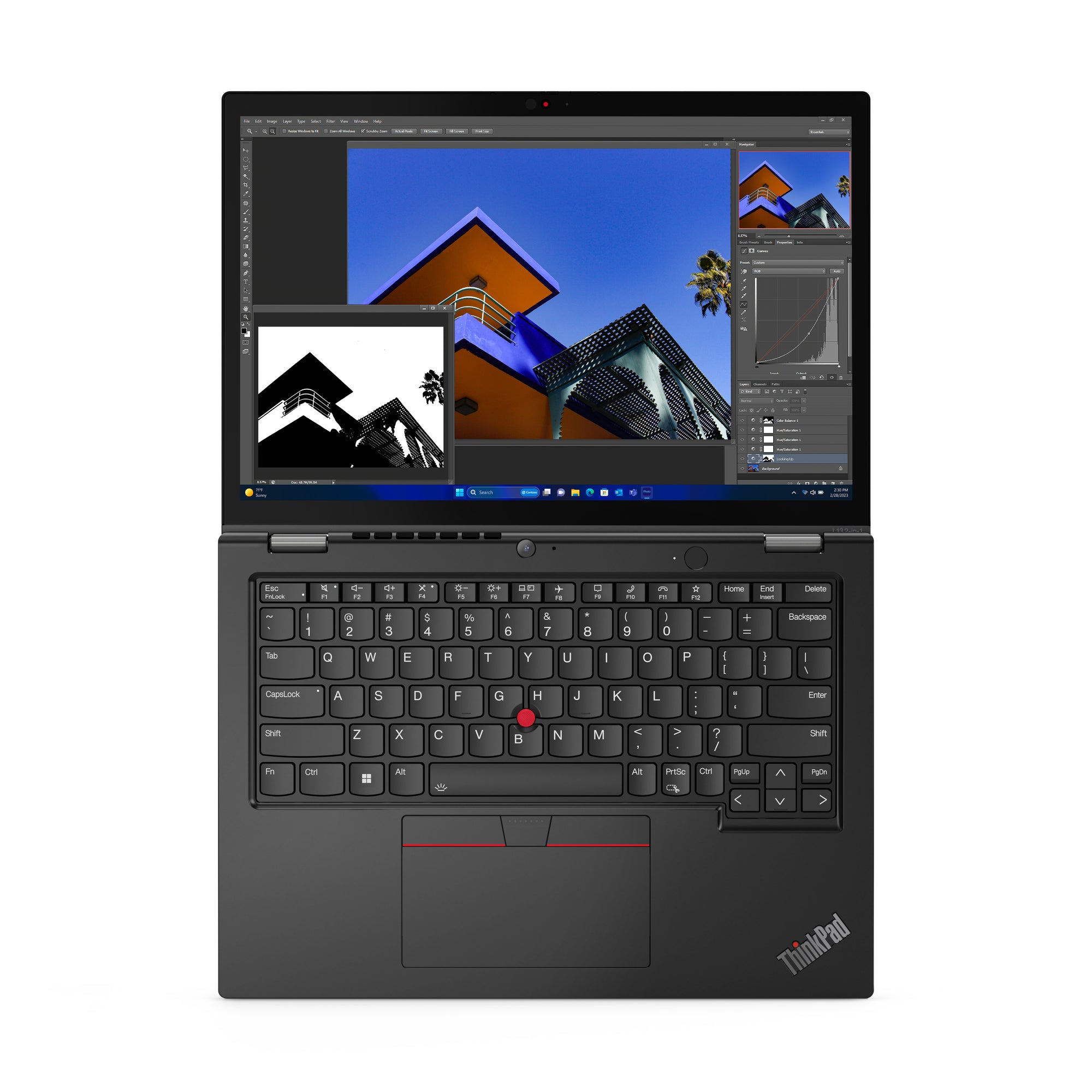 Lenovo ThinkPad L13 2-in-1 Gen 5 (Intel) Intel Core Ultra 5 125U Hybrid (2-in-1) 33.8 cm (13.3") Touchscreen WUXGA 32 GB LPDDR5-SDRAM 512 GB SSD Wi-Fi 6E (802.11ax) Windows 11 Pro English Black