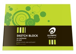 Olympic Sketch Block A4 No.70 (Pack 10)