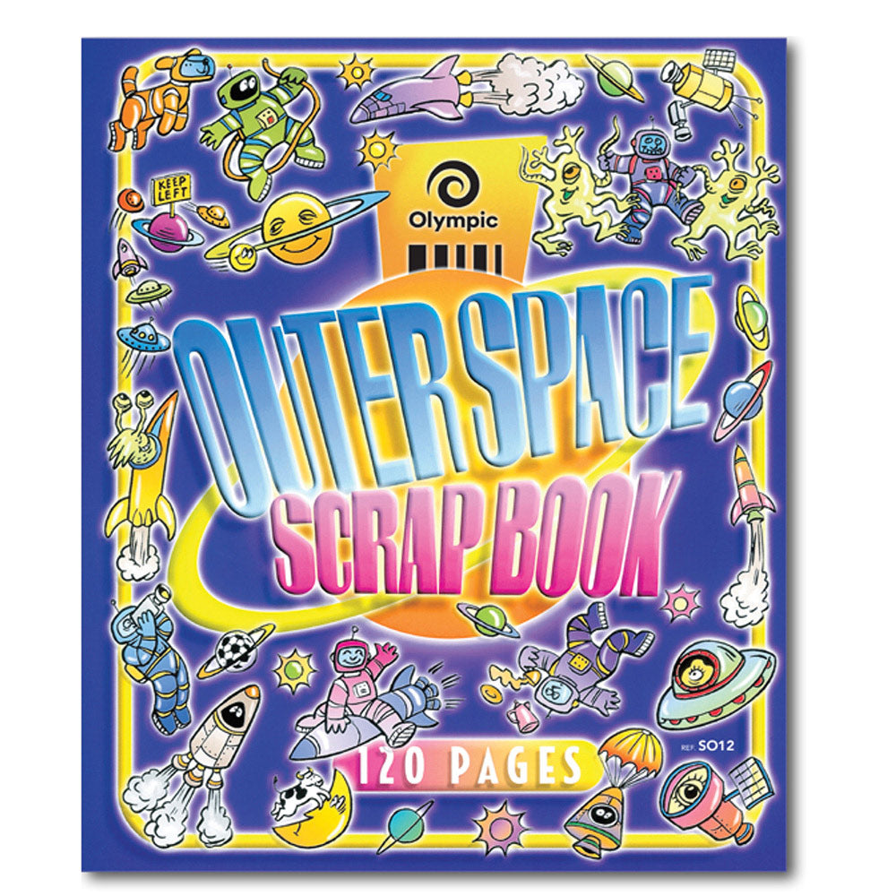 Olympic Scrapbook Outerspace 60GSM 335x280mm 120-page (Pack 10)