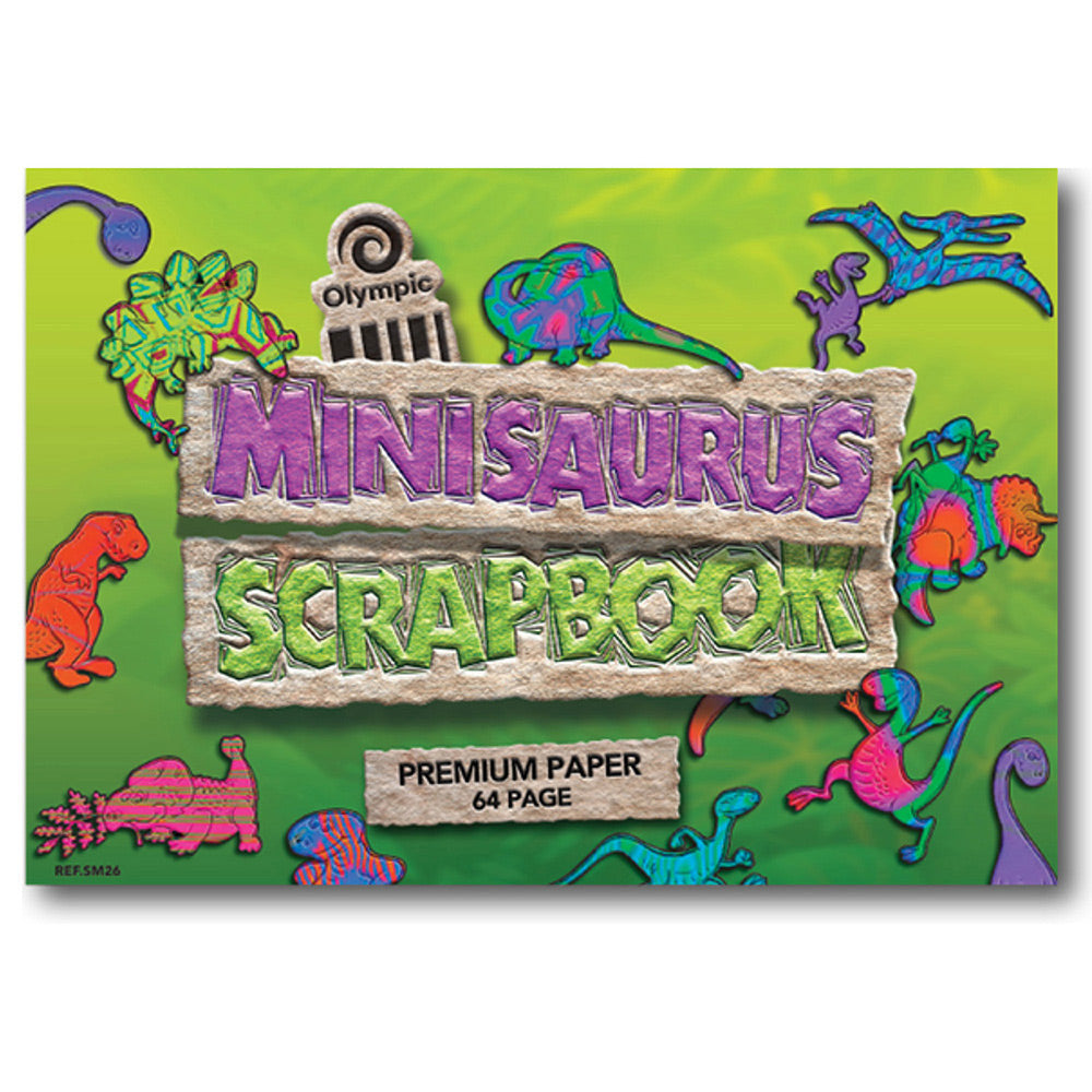 Olympic Scrapbook Minisaurus 90GSM 168x240mm 64-page (Pack 10)